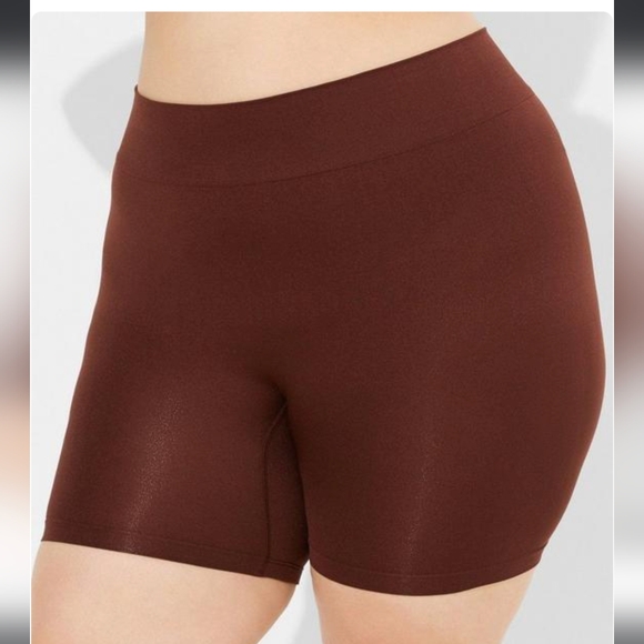 Torrid Shorts High Rise No Rub NWT Plus 2 2X 18 20 Brown Panty Underwear NEW - Picture 5 of 5